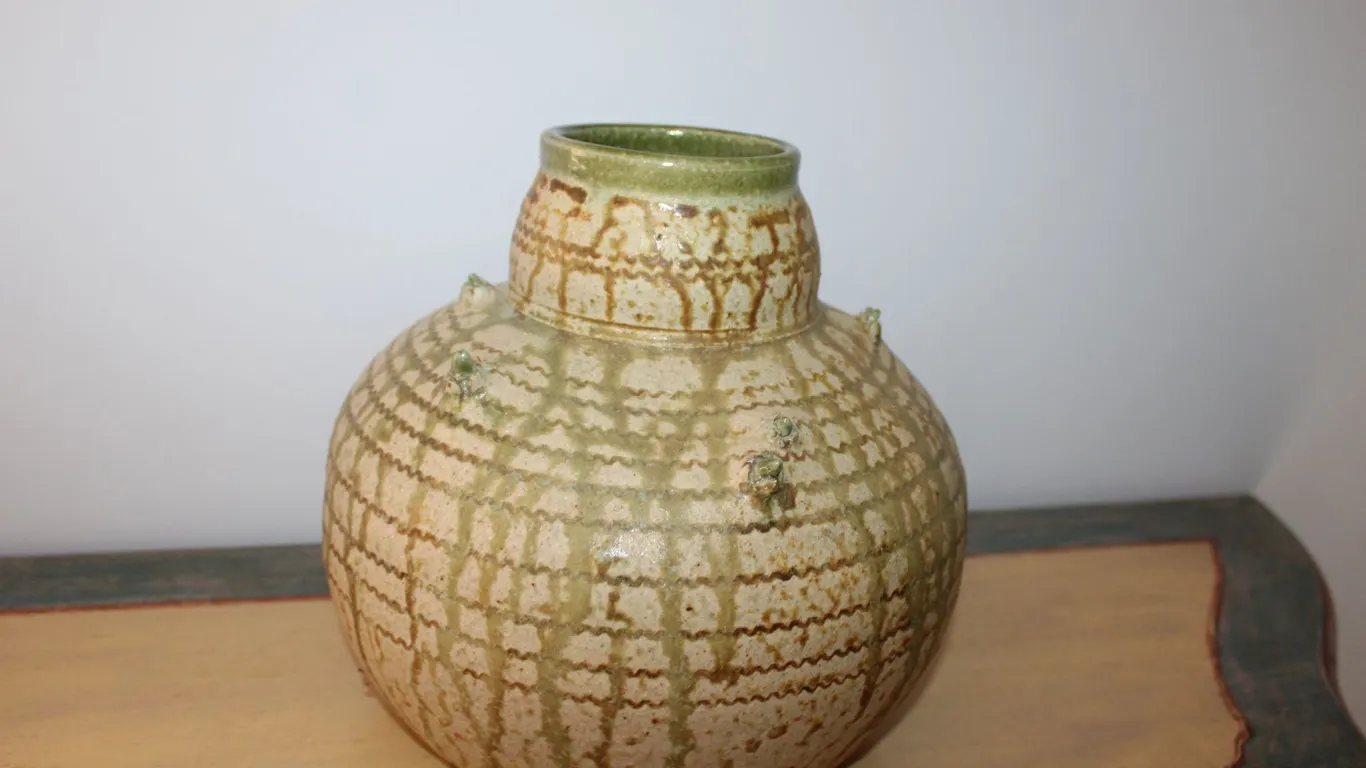 Artisan Pottery Vase