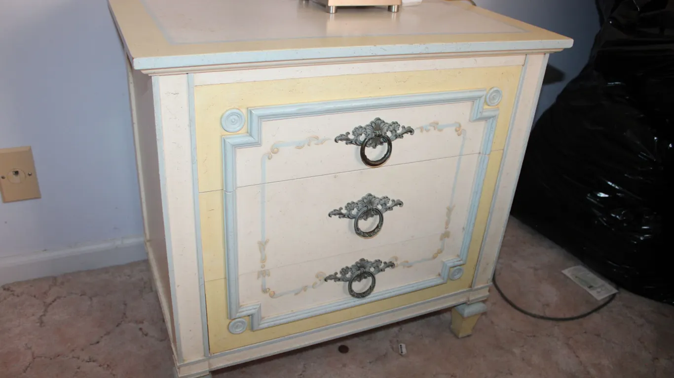 John Widdicomb French Country Painted Nightstand