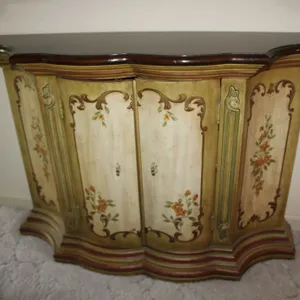 Florentine Painted Accent Cabinet