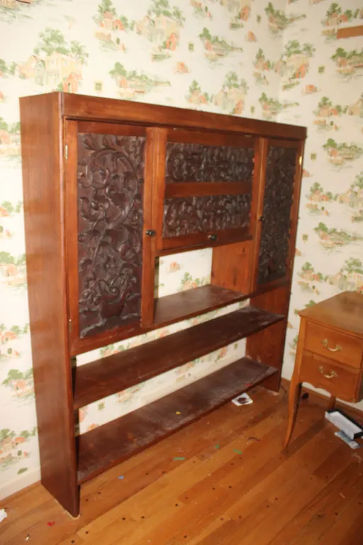 Carved Bookcase