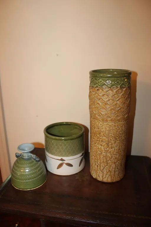 Pottery Vases & Crock