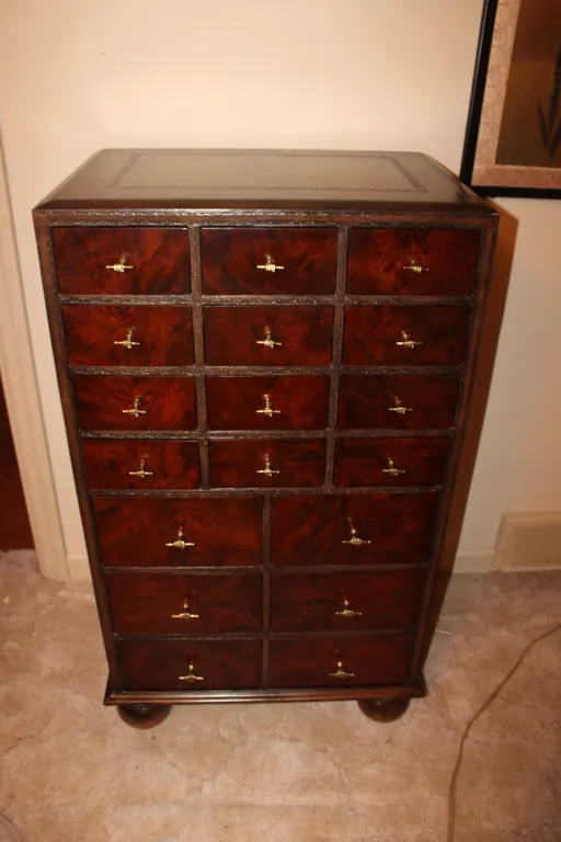 Mahogany Apothacary Cabinet