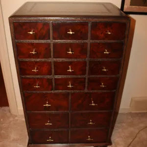 Mahogany Apothacary Cabinet