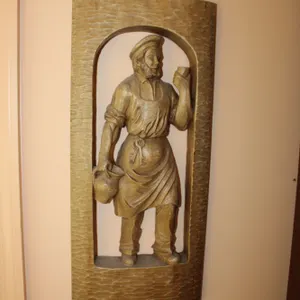 Carved Tavern Keeper Figure