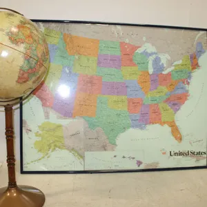 Globe & U.S. Map