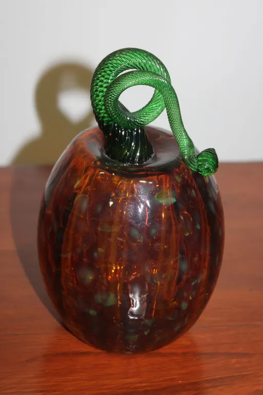 Art Glass Pumpkin