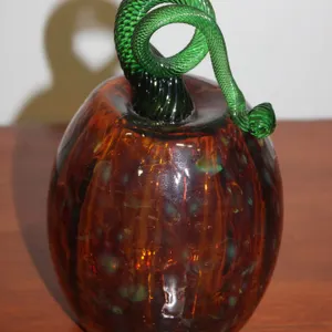 Art Glass Pumpkin