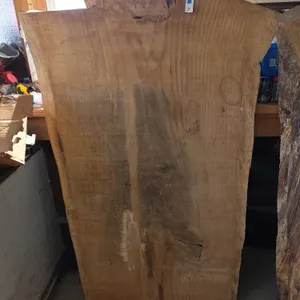 3 in thick white oak live edge slab