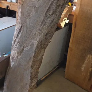 3 inch thick White Oak live edge bar top