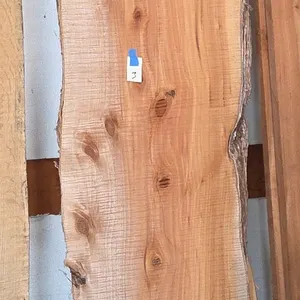 2-in thick cedar live edge slab