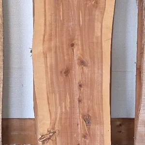 2 in thick live edge cedar slab