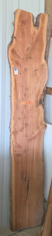 2-in thick live edge cedar slab
