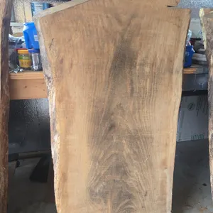 Large 3 in thick, white oak live edge slab