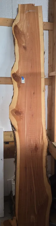 2 inch thick live edge cedar slab