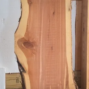 2 inch thick live edge cedar slab
