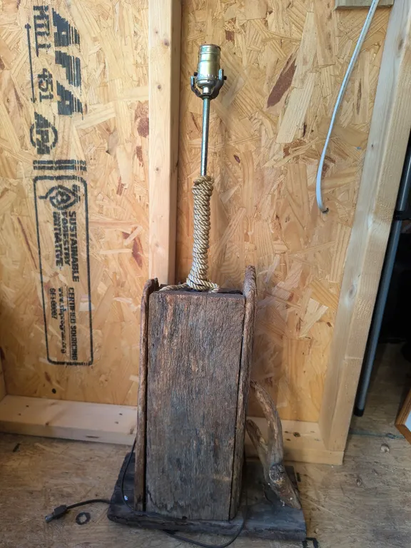Vintage Wood Lamp Lot