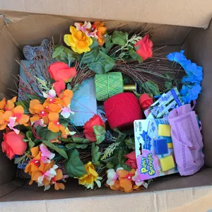 Floral Wreath & Craft Supplies Lot