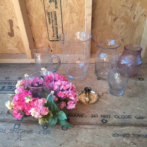 Flower Vases & Candle Holders Lot