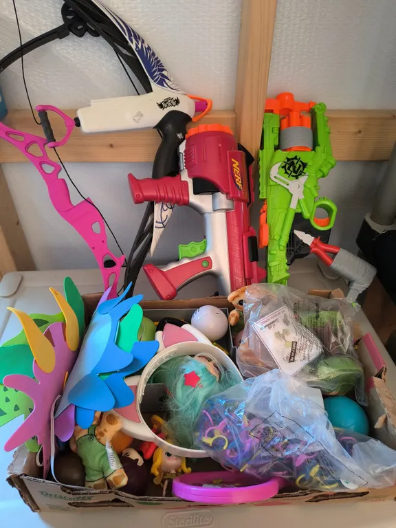 Nerf Guns & Various Toys Lot