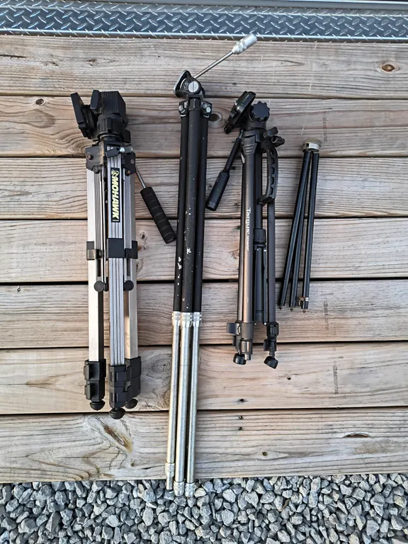 Tripods Lot: Mohawk, Targus & More