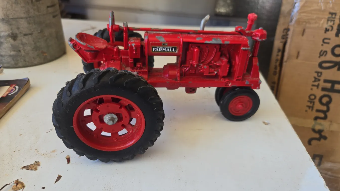 Vintage Farmall diecast tractor