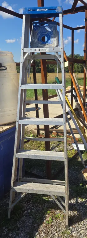 Werner brand aluminum 6 ft step ladder