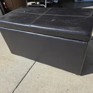 Padded cushion topped toy chest