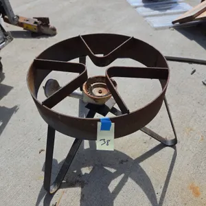 Steel turkey fryer base