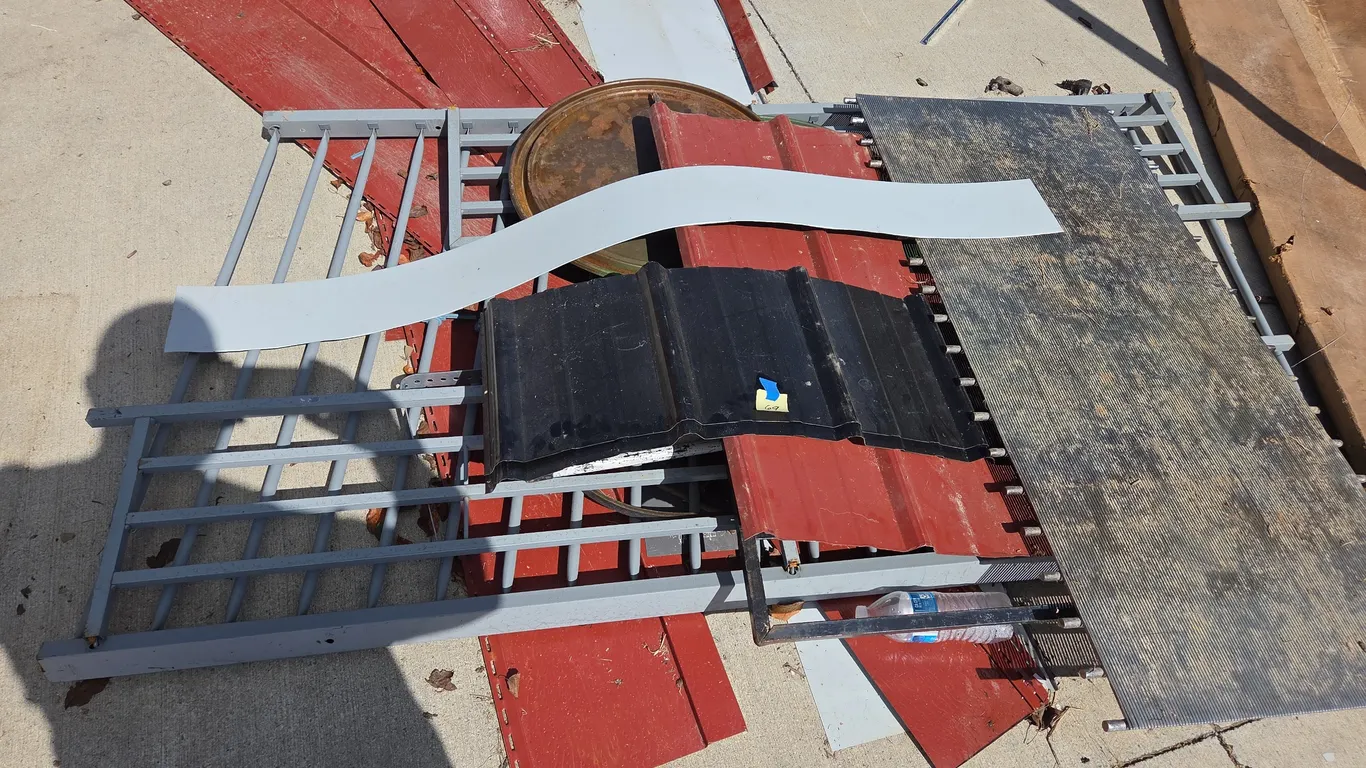Assorted scrap metal
