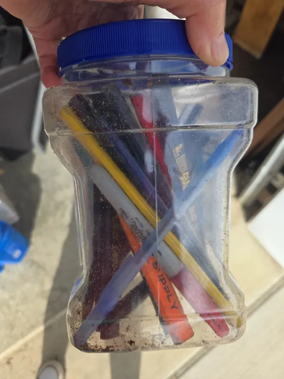 Assorted Carpenter size pencils