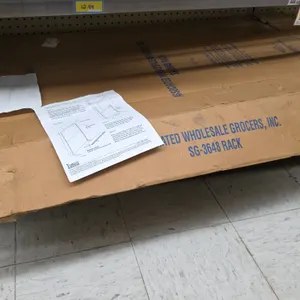 Lingo SG-3648 metal merchandiser display rack. 36" x 48". Includes assembly instructions. Unassembled in box.