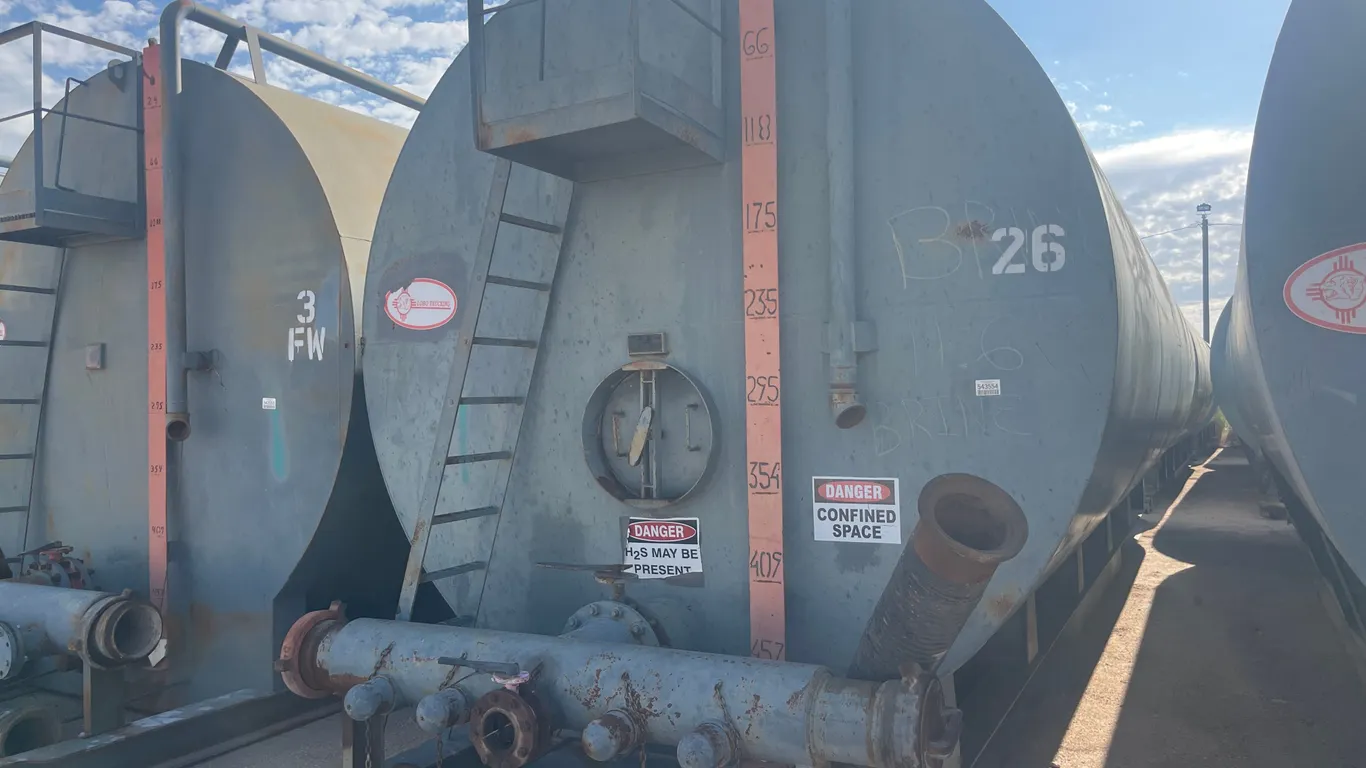 500 BBL SKID MOUNTED FRAC TANK