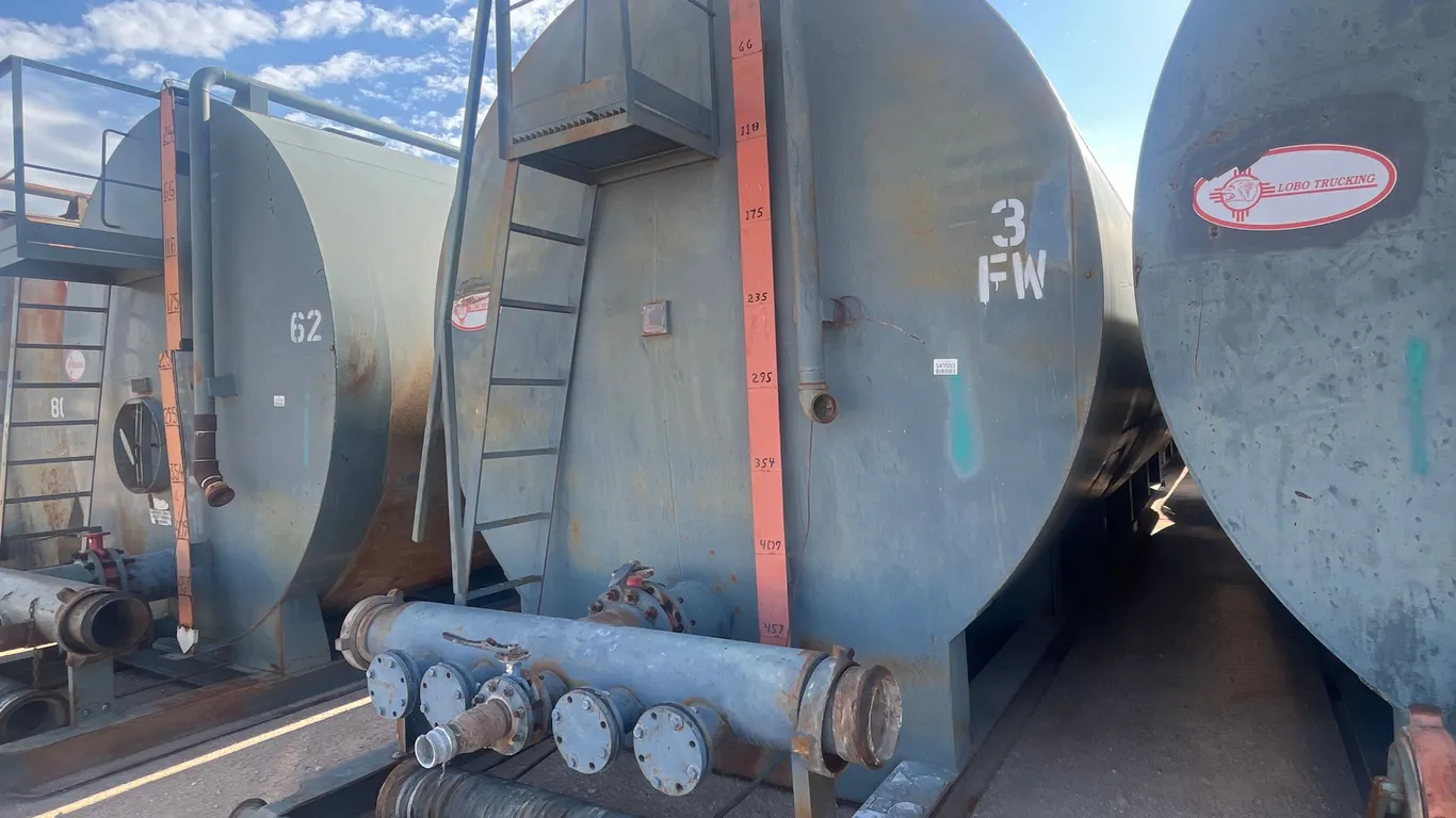 500 BBL SKID MOUNTED FRAC TANK