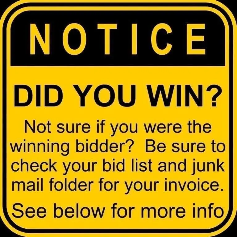Did you win the lots you were bidding on?