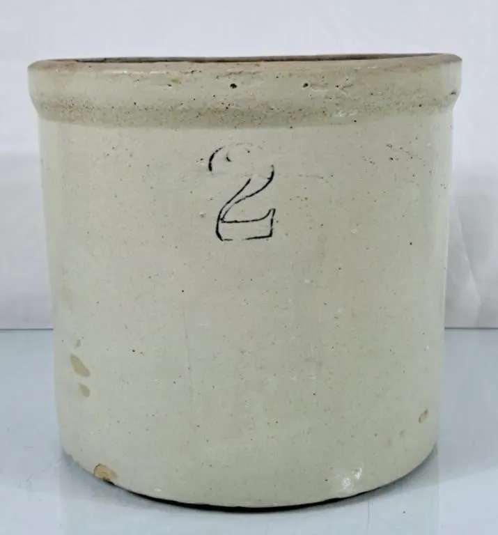 Vintage Stoneware Two Gallon Crock