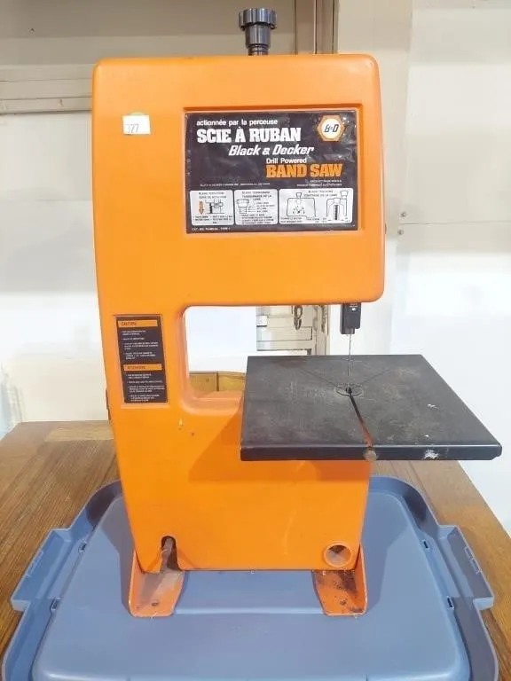 Black & Decker drill powered band saw - untested