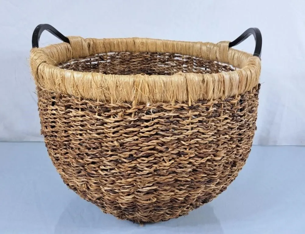 Large Woven Rattan Basket