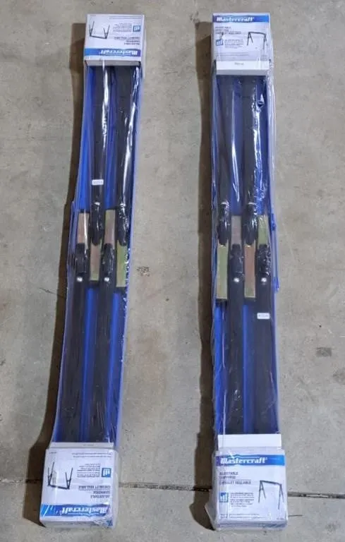 Pair of metal saw horses