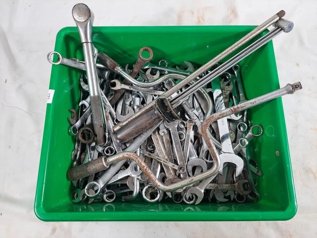 Assortment of Wrenches, Socket Wrenches, Torque