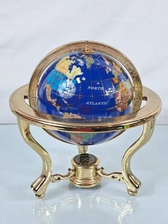 Beautiful Lapis Gemstone Globe