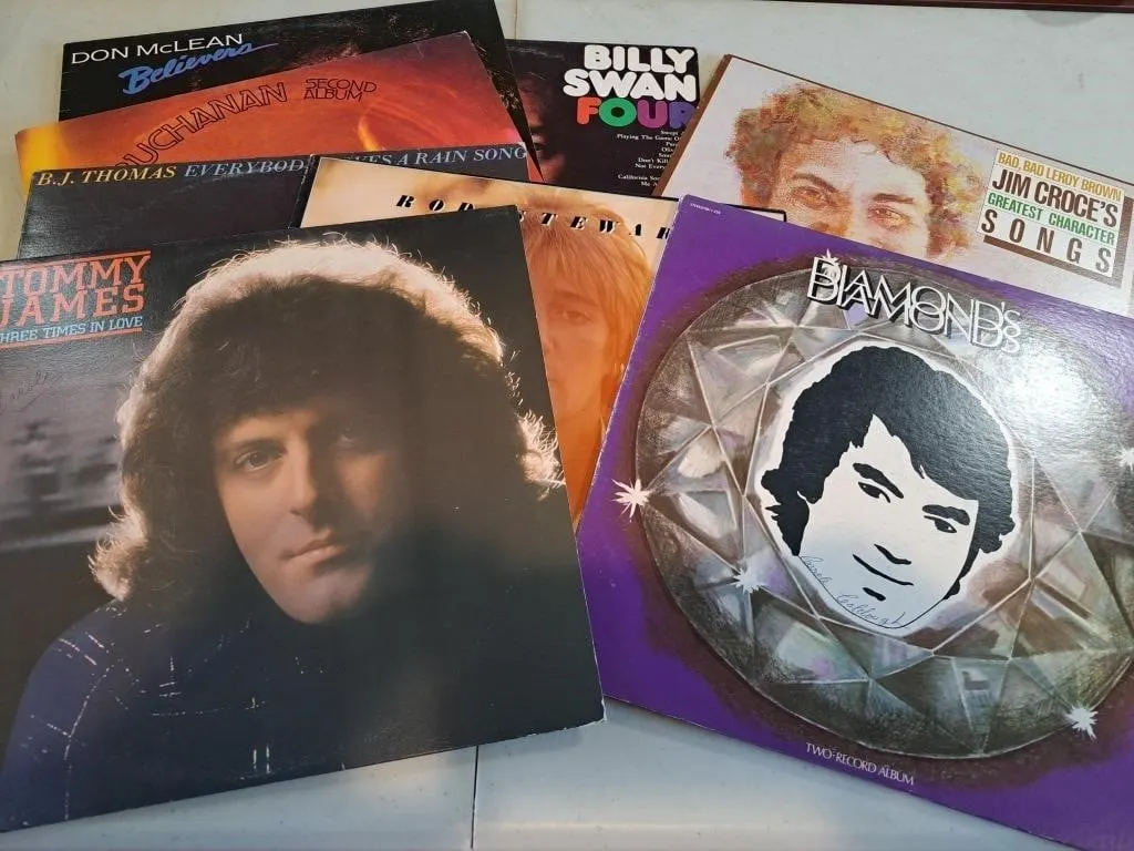 Vintage Vinyl Records - Jim Croce, Tommy James,