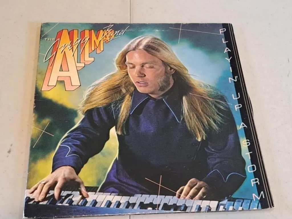The Gregg Allman Band Vinyl Record "Playin' Up A