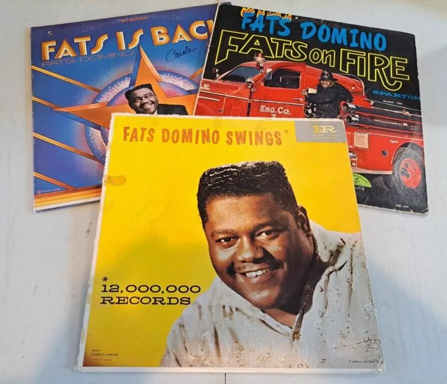 Fats Domino Vinyl Records - Fats on Fire, Fats is