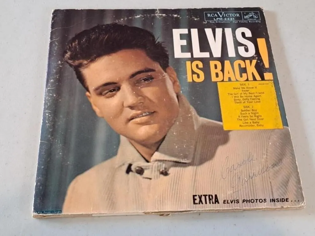Elvis is Back Vinyl Record