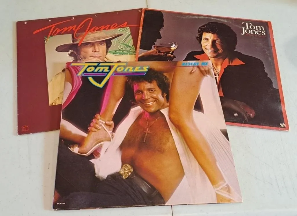 Tom Jones Vinyl Records - What A Night, Rescue Me