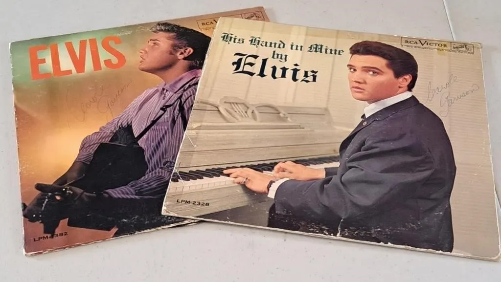Elvis Presley Vinyl Records - His Hand in Mine by