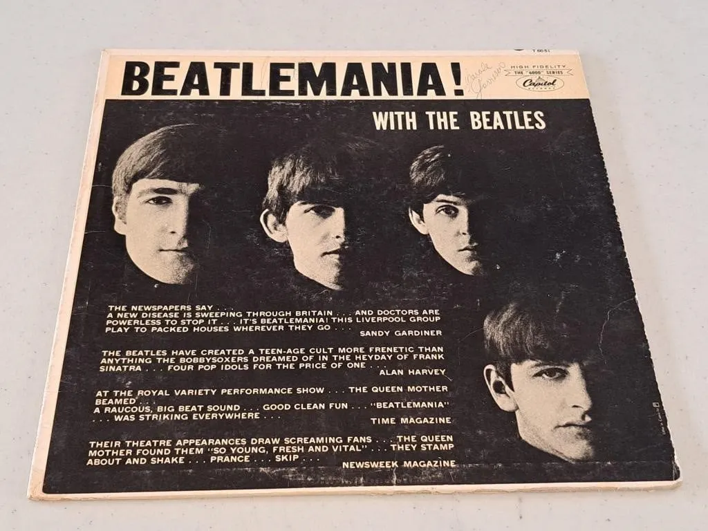 The Beatles "Beatlemania" Vinyl Record