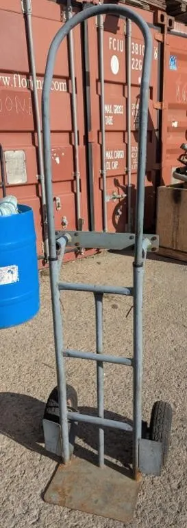 Rubbered Tire Dollie, Adjustable Handle.
