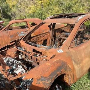 Salvage Vehicles - Lot of 8 Burnt Out Cars. PARTS