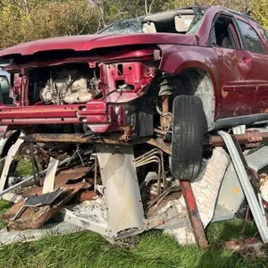 Salvage Vehicles - GMC Torrent on a Flat Deck